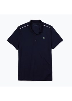 Koszulka polo tenisowa męska Lacoste czarna DH2094 ze sklepu sportano.pl w kategorii T-shirty męskie - zdjęcie 136699733