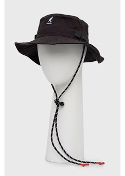 Kangol kapelusz bawełniany kolor czarny bawełniany ze sklepu ANSWEAR.com w kategorii Kapelusze męskie - zdjęcie 136707141