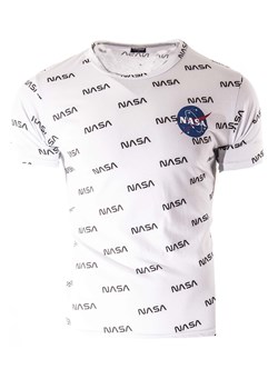 koszulka t-shirt 14-950 biała ze sklepu Risardi w kategorii T-shirty męskie - zdjęcie 136733673