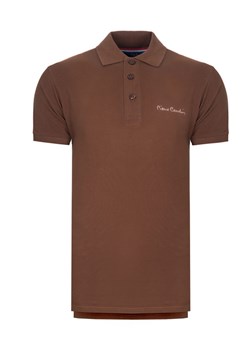 Koszulka Polo Pierre Cardin Custom Fit Brown ze sklepu dewear.pl w kategorii T-shirty męskie - zdjęcie 136751802