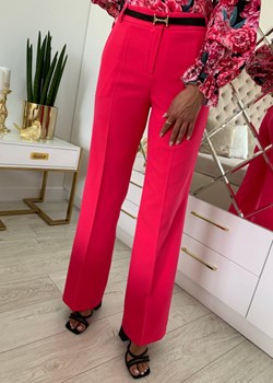 Spodnie Stella różowe ze sklepu Sklep Fason w kategorii Spodnie damskie - zdjęcie 136783212