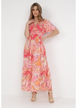 Różowa Sukienka Doraleia ze sklepu Born2be Odzież w kategorii Sukienki - zdjęcie 136864164
