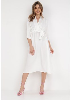 Biała Sukienka Rheniolea ze sklepu Born2be Odzież w kategorii Sukienki - zdjęcie 136868001
