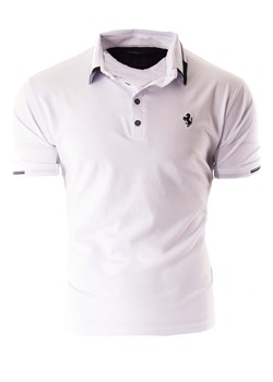 koszulka polo 19 2494 biała ze sklepu Risardi w kategorii T-shirty męskie - zdjęcie 136949524