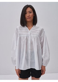 Koszula damska w stylu boho biała Lana 100 ze sklepu Big Star w kategorii Koszule damskie - zdjęcie 136959471