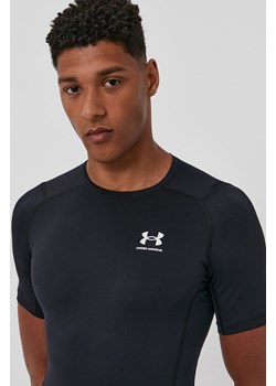 Under Armour t-shirt treningowy kolor czarny 1361518 ze sklepu ANSWEAR.com w kategorii T-shirty męskie - zdjęcie 137067630