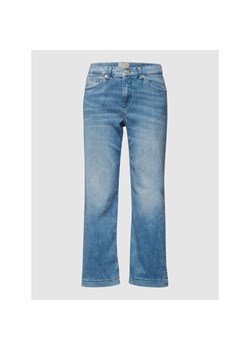 Kuloty jeansowe o kroju straight leg z detalami z logo ze sklepu Peek&Cloppenburg  w kategorii Jeansy damskie - zdjęcie 137085372
