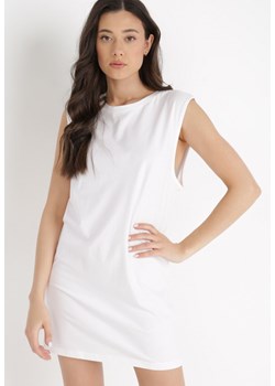 Biała Sukienka Nemeope ze sklepu Born2be Odzież w kategorii Sukienki - zdjęcie 137220004
