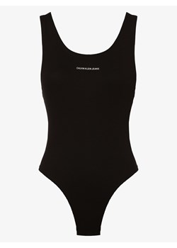 Calvin Klein Jeans - Damskie body, czarny ze sklepu vangraaf w kategorii Body damskie - zdjęcie 137235340