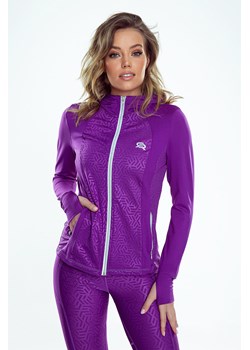 Damska bluza treningowa z kapturem SPEED X ZIP : Kolor - Purple, Rozmiar - S ze sklepu ROUGH RADICAL w kategorii Bluzy damskie - zdjęcie 137275394