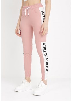 Różowe Spodnie Telephissa ze sklepu Born2be Odzież w kategorii Spodnie damskie - zdjęcie 137647491