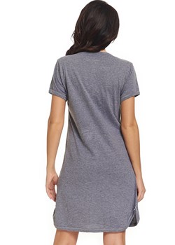 Koszula nocna TM.9301 Dark Grey, Kolor szary-wzór, Rozmiar S, Doctor Nap ze sklepu Intymna w kategorii Koszule nocne - zdjęcie 137655070