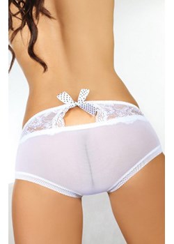 Białe figi damskie przezroczyste Elodie White LC 6046, Kolor biały, Rozmiar L/XL, LivCo Corsetti Fashion ze sklepu Intymna w kategorii Majtki damskie - zdjęcie 137660972