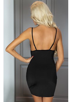 Komplet bielizny nocnej koszulka i stringi Grace LC 90321, Kolor czarny, Rozmiar S/M, LivCo Corsetti Fashion ze sklepu Intymna w kategorii Komplety bielizny damskiej - zdjęcie 137661003