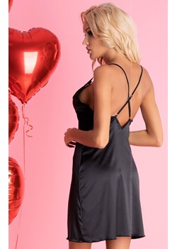Marinsani Black LC 90566 koszulka i stringi, Kolor czarny, Rozmiar S/M, LivCo Corsetti Fashion ze sklepu Intymna w kategorii Komplety bielizny damskiej - zdjęcie 137661091