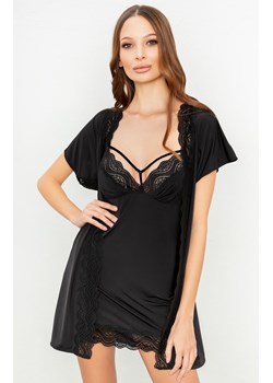 Obsessive Diyosa peniuar, Kolor czarny, Rozmiar L/XL, Obsessive ze sklepu Intymna w kategorii Szlafroki damskie - zdjęcie 137664510
