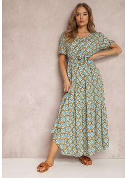 Miętowa Sukienka Amarhotis ze sklepu Renee odzież w kategorii Sukienki - zdjęcie 137812844