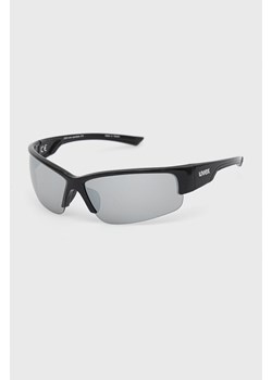 Uvex okulary przeciwsłoneczne Sportstyle 215 kolor czarny 53/0/617 ze sklepu ANSWEAR.com w kategorii Okulary przeciwsłoneczne damskie - zdjęcie 137827681