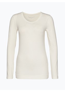 Marie Lund Damska koszulka z długim rękawem Kobiety Bawełna écru jednolity ze sklepu vangraaf w kategorii Bluzki damskie - zdjęcie 137905374