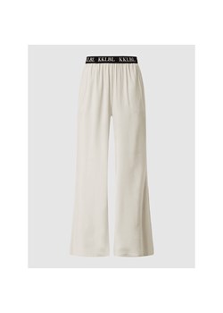 Luźne spodnie z mieszanki wiskozy ze sklepu Peek&Cloppenburg  w kategorii Spodnie damskie - zdjęcie 138145301