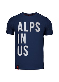 T-shirt męski Alpinus z krótkim rękawem bawełniany 