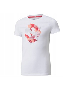 Koszulka dziewczęca Alpha Tee Puma ze sklepu SPORT-SHOP.pl w kategorii Bluzki dziewczęce - zdjęcie 138197204