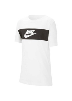 Nike t-shirt chłopięce biały z krótkim rękawem 