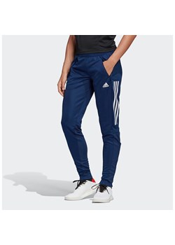 Spodnie damskie granatowe Adidas sportowe 