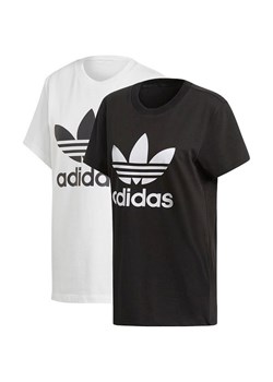 Zestaw dwóch koszulek damskich Boyfriend Trefoil Adidas Oryginals ze sklepu SPORT-SHOP.pl w kategorii Bluzki damskie - zdjęcie 138223361
