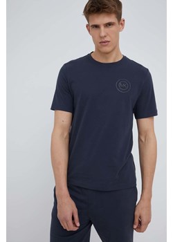 Michael Kors t-shirt bawełniany kolor granatowy gładki 6BR6C11011 ze sklepu ANSWEAR.com w kategorii T-shirty męskie - zdjęcie 138259041