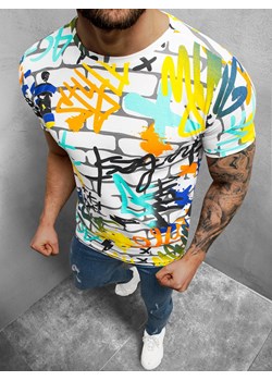 T-Shirt męski kolorowy OZONEE O/BL2252 ze sklepu ozonee.pl w kategorii T-shirty męskie - zdjęcie 138259344