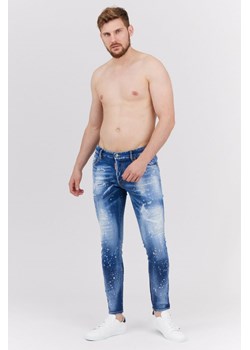 DSQUARED2 - Niebieskie jeansy męskie SUPER TWINKY JEAN S74LB1061 ze sklepu outfit.pl w kategorii Jeansy męskie - zdjęcie 138298560
