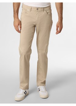 BRAX Spodnie Mężczyźni Bawełna beżowy jednolity ze sklepu vangraaf w kategorii Spodnie męskie - zdjęcie 138304414