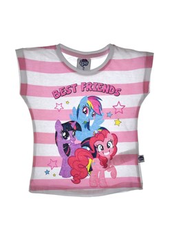 T-shirt dziecięcy My Little Pony różowy w paski ze sklepu Sklep Dorotka w kategorii Bluzki dziewczęce - zdjęcie 138336354