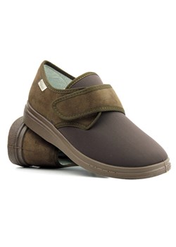 Kapcie, buty damskie profilaktyczno-zdrowotne - Befado dr Orto 036D008, brązowe ze sklepu ulubioneobuwie w kategorii Kapcie damskie - zdjęcie 138378232
