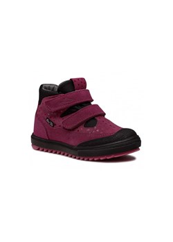 Renbut buty zimowe dziecięce na rzepy fioletowe zamszowe 