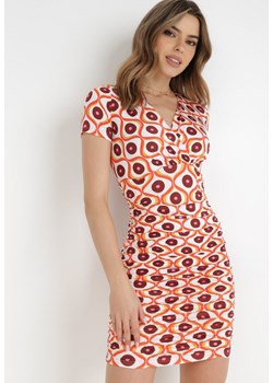 Pomarańczowa Sukienka Kephippe ze sklepu Born2be Odzież w kategorii Sukienki - zdjęcie 138442110
