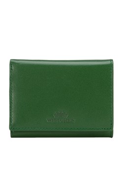 Damski portfel z gładkiej skóry mały zielony ze sklepu WITTCHEN w kategorii Portfele damskie - zdjęcie 138452601