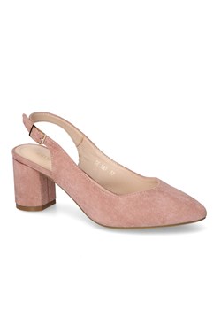 Sandały Sergio Leone SK160 Różowe MIC ze sklepu Arturo-obuwie w kategorii Czółenka - zdjęcie 138463922