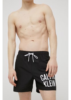 Calvin Klein szorty kąpielowe kolor czarny ze sklepu ANSWEAR.com w kategorii Kąpielówki - zdjęcie 138556221