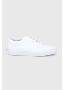 Vans Tenisówki UA Old Skool kolor biały na płaskiej podeszwie VN0A38G1ODJ1-WHITE ze sklepu ANSWEAR.com w kategorii Trampki damskie - zdjęcie 138569832