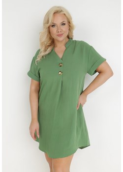 Zielona Sukienka Naesynome ze sklepu Born2be Odzież w kategorii Sukienki - zdjęcie 138641112