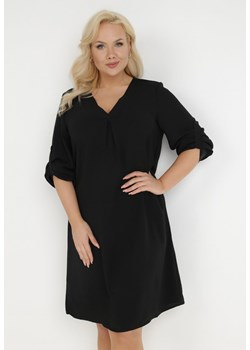 Czarna Sukienka Meganie ze sklepu Born2be Odzież w kategorii Sukienki - zdjęcie 138641124