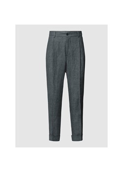 Spodnie do garnituru o kroju oversized fit z fakturowanym wzorem ze sklepu Peek&Cloppenburg  w kategorii Spodnie męskie - zdjęcie 138651941