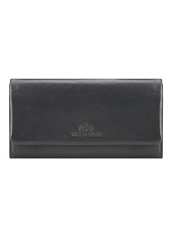 Damski portfel ze skóry podłużny z tłoczonym logo ze sklepu WITTCHEN w kategorii Portfele damskie - zdjęcie 138690333