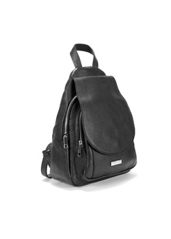 Czarny plecak damski AMANDA ze sklepu Domenoshoes w kategorii Plecaki - zdjęcie 138720131