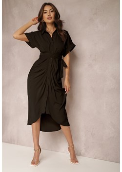 Czarna Sukienka Agotis ze sklepu Renee odzież w kategorii Sukienki - zdjęcie 138752053