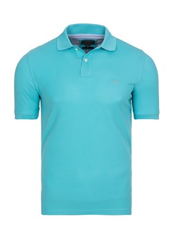 Koszulka Polo Basic Fynch-Hatton Turquoise ze sklepu zantalo.pl w kategorii T-shirty męskie - zdjęcie 138803891