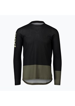 Koszulka rowerowa męska POC MTB Pure LS czarno-zielona 52844 ze sklepu sportano.pl w kategorii T-shirty męskie - zdjęcie 138867374