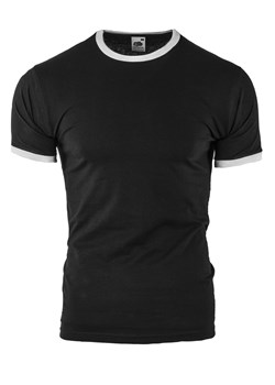 koszulka  Rolly 010 - czarna/biała ze sklepu Risardi w kategorii T-shirty męskie - zdjęcie 138924460